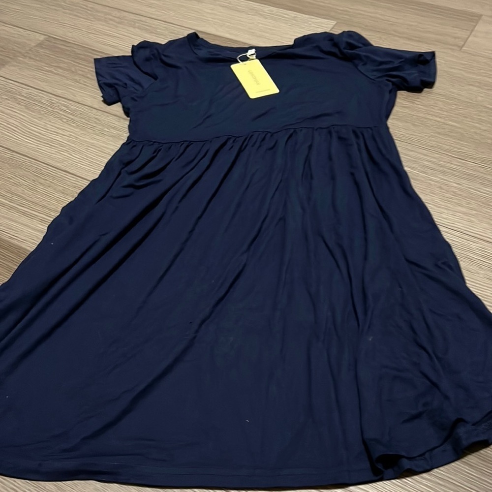 Navy blue dress